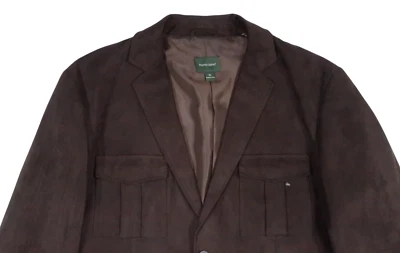 NUEVO ABRIGO CHAQUETA BLAZER MICROFIBRA MICROGAMUZA XL 46 R PRONTO UOMO 4 BOLSILLOS PARA HOMBRE Foto 1 de 4