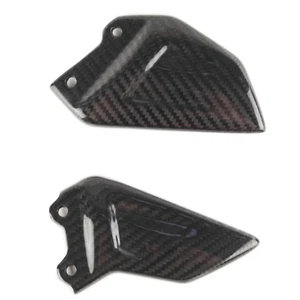 Honda CBR1000RR Fireblade 100% Carbon Fibre Heel Plates 2020+ - Picture 1 of 4