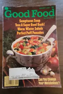 GOOD FOOD Magazine January 1987 Vintage - Picture 1 of 4