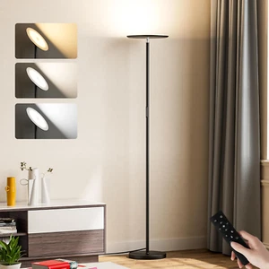 LED Uplighter Floor Lamp for Living Room, 36W Remote & Touch Control Bright M... - Picture 1 of 12