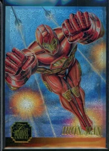 1995 Flair Marvel Annual Chromium #3 Iron Man - Bild 1 von 2