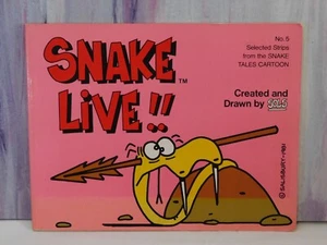 SNAKE LIVE COMIC NO.5 1981 SOLS ALLAN SALISBURY - SNAKE TALES CARTOON - Picture 1 of 7
