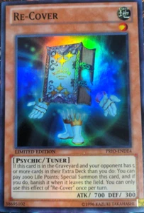 Re-Cover - Super Rare PRIO-ENDE4 Limited Edition YUGIOH TCG Card - Picture 1 of 1