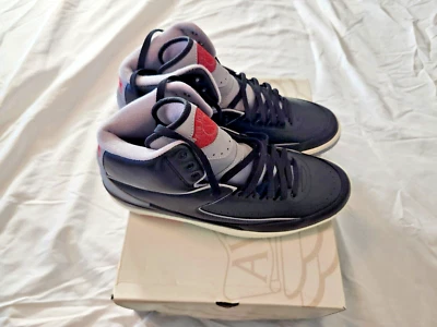 Air Jordan 2 retrô cimento preto tamanho 12 NOVO - Imagem 1 de 4