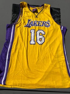 *NWOT* SGA 3/7/23 LOS ANGELES LAKERS PAU GASOL RETIREMENT JERSEY #16 - Picture 1 of 6