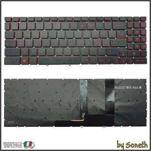 TASTIERA ITALIANA PER MSI KATANA GF66 12UC 12UD 12UE 12UG 12UGS RETROILLUMINATA - Foto 1 di 3