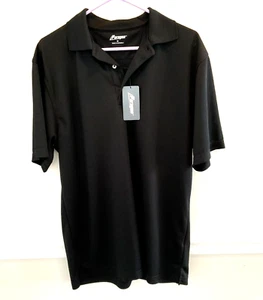 Paragon Plus Poloshirt Herren Größe M schwarz - feuchtigkeitsableitend - UPF 30+ Golf Neu mit Etikett - Bild 1 von 4