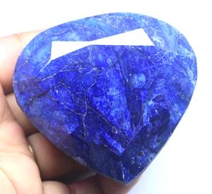 1255 CT Natural Huge Blue Sapphire Nigeria Museum Pear Certified Loose Gemstone - Picture 1 of 8