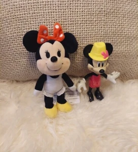 Disney Parks nuiMOs Minnie Mouse Plush Doll Toy Clubhouse Friends 7" Snap Clip - Picture 1 of 4