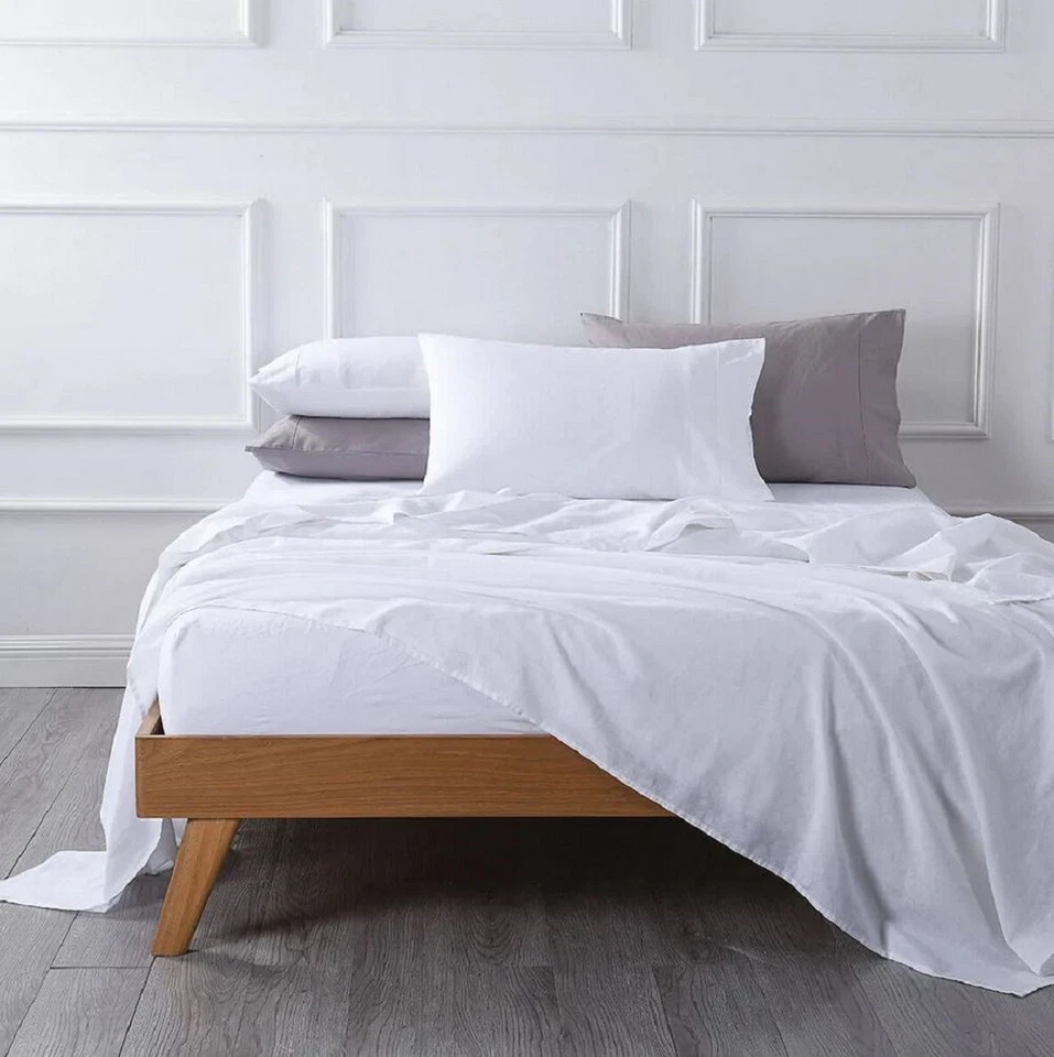 Набор простыней из предварительно выстиранного бельгийского льна и хлопка - Изображение 1 из 1