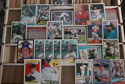 LOTE de 100 cartões de beisebol vintage! Topps/Donruss/Fleer anos 70-90! Pronto para classificação! - Imagem 1 de 4