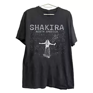 NEW Shakira Tour 2025 Live Collection Gift For Fans to 5XL Black T-shirt - Picture 1 of 3