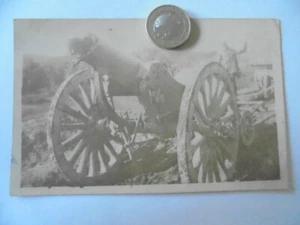 Foto Geschütz Kanone Rohrkrepierer 1918 - Bild 1 von 2