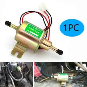 Universal Electric Fuel Pump HEP-02A 4-7 PSI 12V Inline Low Pressure Gas Diesel - Picture 1 of 9