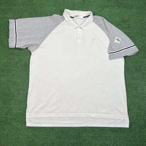 Vintage Nike Supreme Court Polo Shirt Tennis Jim Courier Challenge Agassi XL - Picture 1 of 8