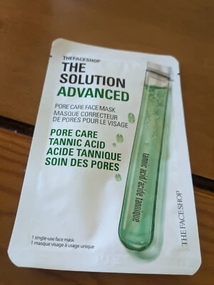 THEFACESHOP. LA SOLUCIÓN. Mascarilla facial PORE CARE. Nuevo. Foto 1 de 2