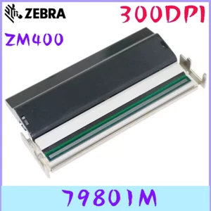New Printhead Print Head 79801M 300dpi for Zebra ZM400 Thermal Label Printer - Picture 1 of 12