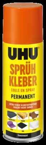 Sprühkleber 200ml für Styropor UHU 46740 Transparent und Permanent - Bild 1 von 3