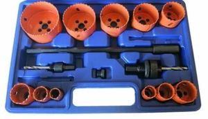 Frese 15 a Tazza Seghe Bi Metal Fresa Da Trapano Per Ferro Alluminio Legno 15 PZ - Foto 1 di 3