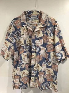 Columbia Sportswear Company Men's Large Button Down Tiki Club Vacation Shirt - Picture 1 of 5
