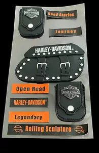Set di 2 adesivi album moto Harley Davidson confezione aperta - Foto 1 di 13