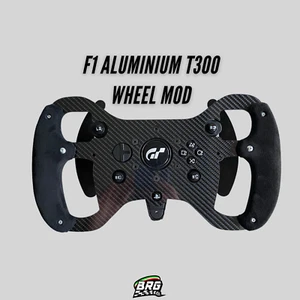 Aluminium and Alcantara F1 Open Wheel Mod for Thrustmaster T300 RS/RS GT - Foto 1 di 41