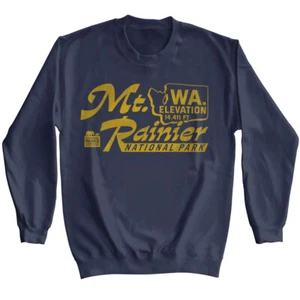 United States Mt Rainer Washington National Parks Men's Sweat Shirt - Picture 1 of 3