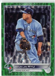 2022 Topps | Hyun-Jin Ryu (Green Foilboard Parallel /499) #297 - Imagen 1 de 2
