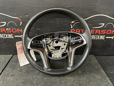 15-17 CADILLAC XTS SEDAN LEATHER WRAPPED HEATED STEERING WHEEL W/CONTROLS - Image 1 of 4