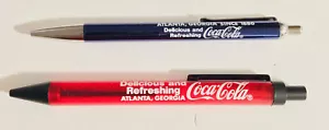 2 bolígrafos de colección Salesman? Plumas Coca Cola Crown F. G. Co., Ltd. Japón 4 oz vacías - Imagen 1 de 2
