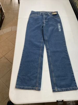 Pantalones de mezclilla ajustados de pierna recta Sears Roebuck & Co para niños talla 14  Foto 1 de 4