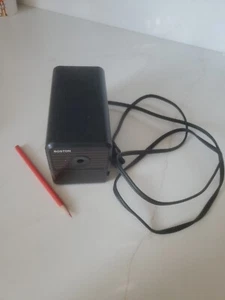 Boston Hunt Electric Pencil Sharpener Model 18 296A Made in USA Working Black - Imagen 1 de 8