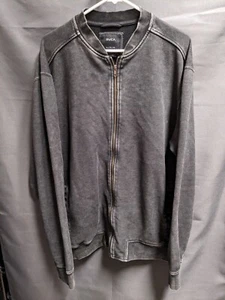 Rvca Acid Wash Cotton Bomber Jacket Men Size XL EUC - Picture 1 of 4