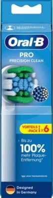 ORAL-B ORAL-B AUFSTECKBÜRSTE KÖRPERPFLEGEGERÄTE ORAL-B Aufsteckbürste EB Pro Prec Cl 6er Körperpflegegeräte 860892