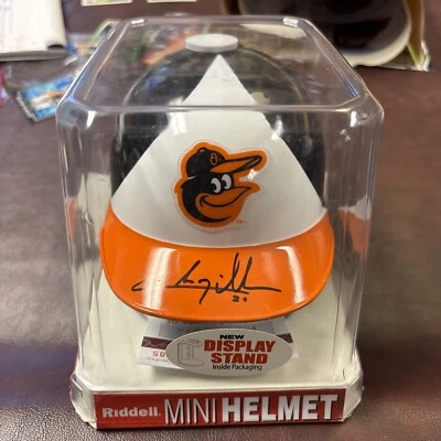 MINICAPACETE RIDDELL AUTOGRAFADO ASSINADO POR CHRIS TILLMAN COM CERTIFICADO DE AUTENTICIDADE Orioles - Imagem 1 de 4
