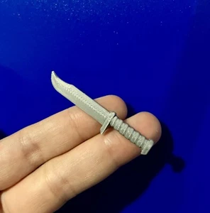 Custom Action Figure Diorama Display Accessory Military Combat Knife 1/10 Scale - Picture 1 of 5