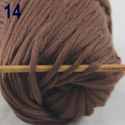 Sale New 1Skein x50gr Super Soft Pure Cotton Chunky Shawls DIY Hand Knit Yarn 14 - Image 1 of 4