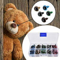 Glitter Safety Plastic Black Fake Eyes For Teddy Bears Animal Doll Toy Eye Screw