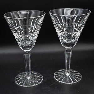 Waterford Crystal Glenmore Claret Wine Glass Pair - 6 1/2" - FREE USA SHIPPING - Picture 1 of 11