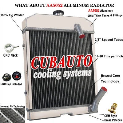 Radiator Fits Fitd New Holland NAA Jubilee 500 501 600 700 800 900 C5NN8005 - Image 1 of 4