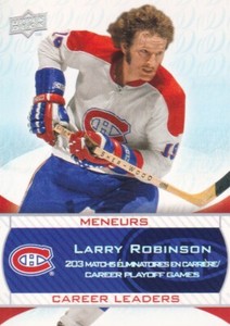 2008-09 Upper Deck Montreal Canadiens Centennial Hockey #243 Larry Robinson