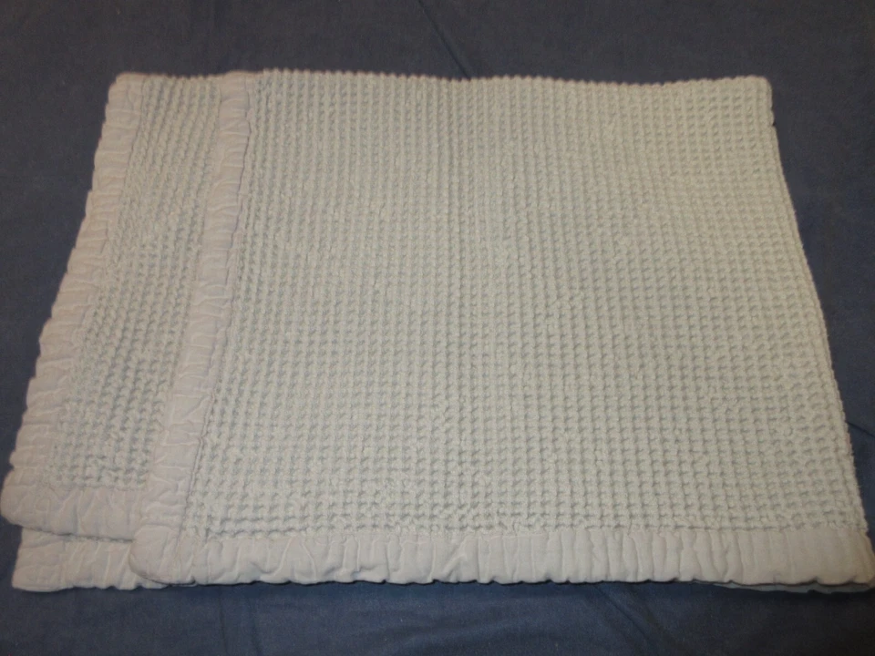 Beige/Tan Baby Blanket THE LAND OF NOD - WAFFLE KNIT - Boy/Girl - 28 x 36 inches - Image 1 of 2