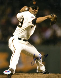 JAVIER LOPEZ SIGNED AUTOGRAPHED 8x10 PHOTO SAN FRANCISCO GIANTS PSA/DNA - Picture 1 of 2