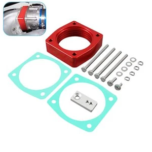 BEVINSEE Throttle Body Spacer Kits For Infiniti QX4 I35 G35 FX35 M35 3.5L V6 Red - Picture 1 of 9