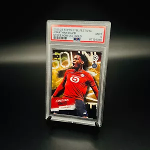 JONATHAN DAVID /5 | TOPPS FOOTBALL FESTIVAL by Steve Aoki 2022 UCL | PSA 9 - Bild 1 von 2