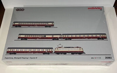 Marklin 26983 Train Set Rheingold TEE with Entertainment Car One Time Series - Image 1 of 4