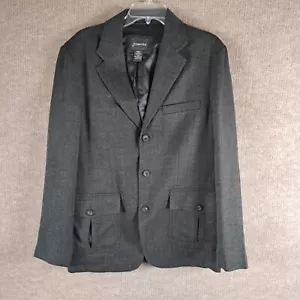 St John's Bay Jacket Blazer Men's Size Small 3 Button Front Pockets Grey - Picture 1 of 12