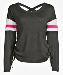 New No Boundaries Juniors Ruched Top Size M(7-9) - Picture 1 of 3
