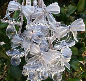 Pacifier Necklaces Baby Baby Shower Game Favors Prizes Decorations U~Pick Color - Picture 1 of 10