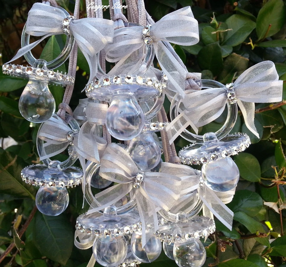 Chupete Collares Bebé Baby Shower Juego Favores Premios Decoraciones U~Elige Color Foto 1 de 4